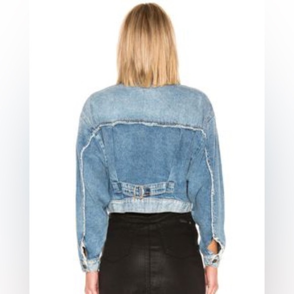 Free People Bedford Cropped Jean Jacket - Picture 4 of 10